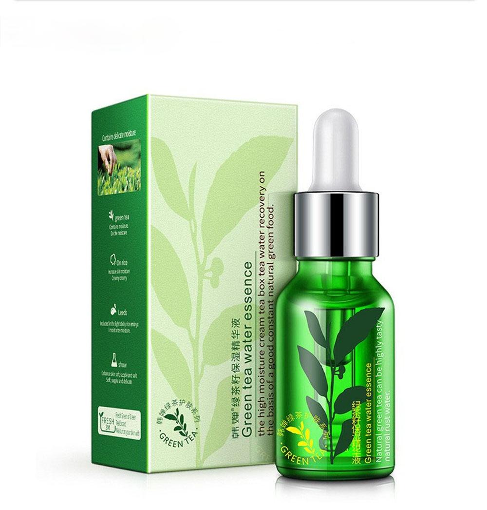 

Увлажняющая эссенция с зеленым чаем, сужающая поры, сыворотка для лица, отбеливающий крем, уход за лицом, увлажняющий, питающий, против старения, против морщин 15ml
