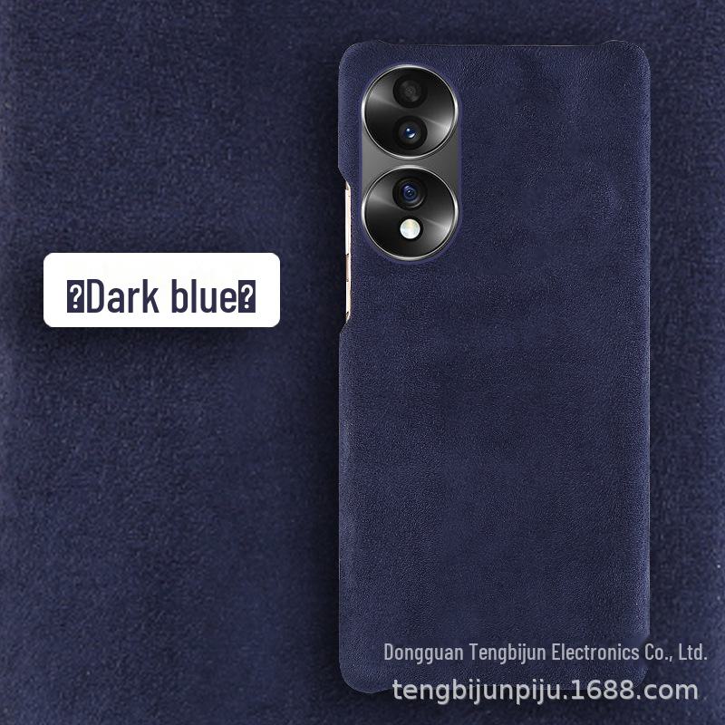 Genuine Leather Full-Cover Anti-Fall Case for OPPO Find X6/X5 Pro Suede Protective Case