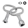 Triangular Slotted Key Wrench, Mini Multi-purpose Tool for Distribution Box, Electric Cabinet, Elevator Door & Valve Lock