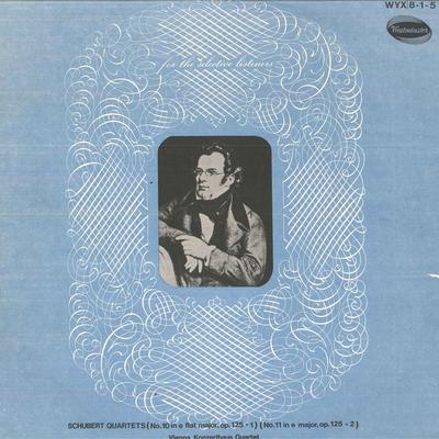 LP Record VIENNA KONZERTHAUS QUARTET  SchubertQuartets No.10 In E Flat M WYX815 KING Japan Classical Used