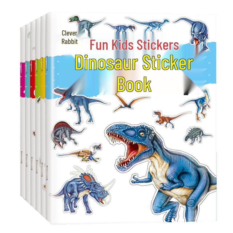 Cartoon Sticker Book for Toddlers: Ages 0-6 Concentration Training