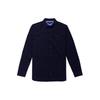 Tommy Hilfiger Solid Color Point Collar Versatile Button Long Sleeve Shirt Men Shirts Navy-Blue 78B7530-475