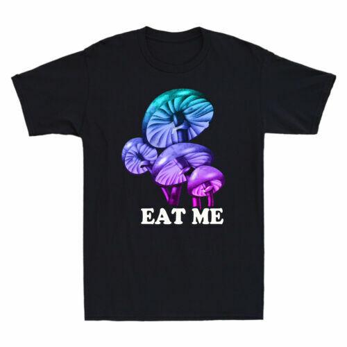 Футболка для грибников Съешь меня Магические Триповые Психоделические Грибы Смешная Футболка Унисекс Футболка XXL
