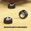 Aluminum Speaker Damping Feet Vibration Isolation Pad Equipment Sound Speaker Shockproof Pad Steel
