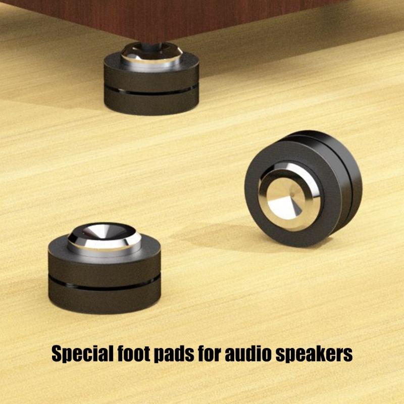 Aluminum Speaker Damping Feet Vibration Isolation Pad Equipment Sound Speaker Shockproof Pad Steel