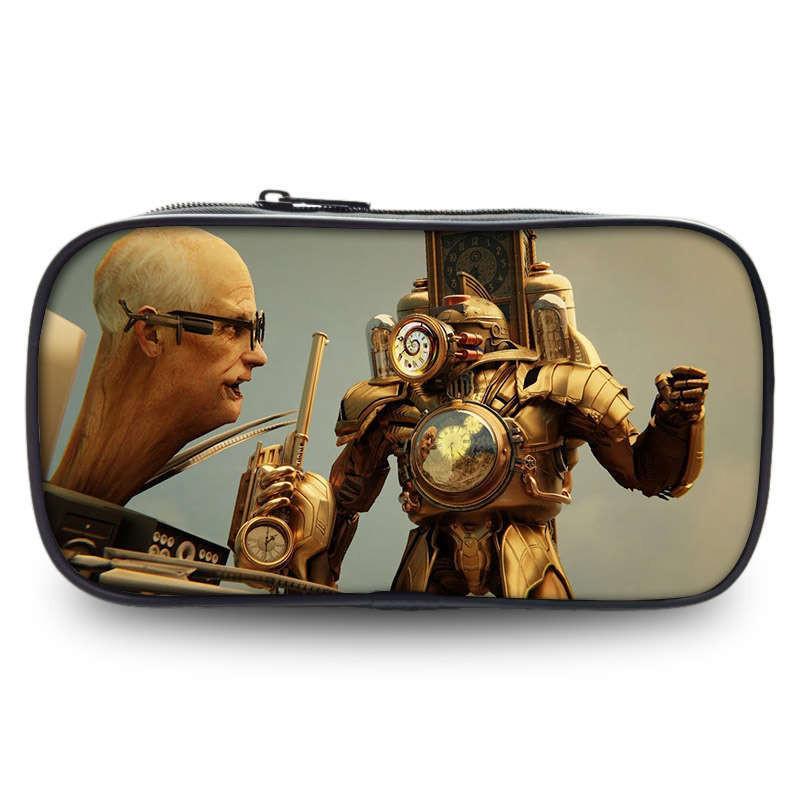Titan Pencil Highquality Case With Unique Toilet Man Design Students For