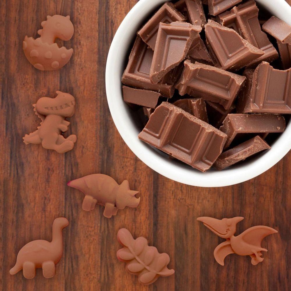 Heat-Resistant Cake Mold Food-Grade Chocolate Mould Dinosaur Silicone Mold  Pastry Making