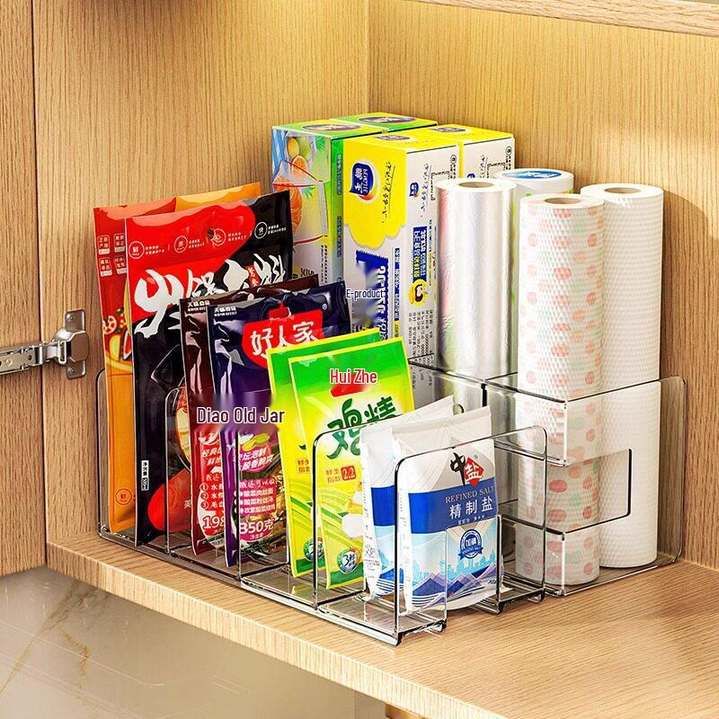 Cling Film Storage Box and Kitchen Organizer Rack