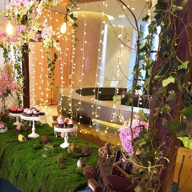 1.5M 3M 6M Garland Fairy LED Ball String Lights Waterproof For Christmas Tree Wedding Home Indoor Decoration Battery Powered