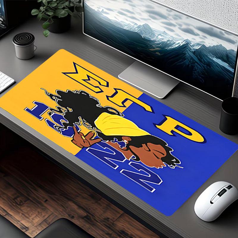 Sigma Gamma Rho Print Mouse Pad, for Keyboard Pad Laptop PC Mat for Office Home Use, Desk Decor, Perfect Birthday Gift for Gamers