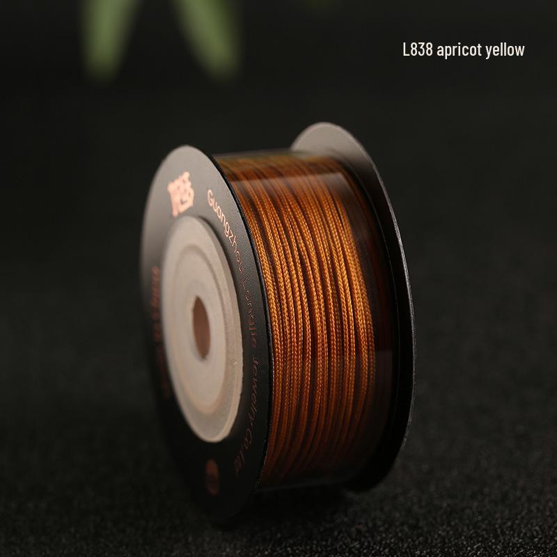 Dragon Knot High-A Jade Thread: Eco-friendly, Colorfast Jewelry Weaving Cord, 79 Colors, Handmade DIY Bracelet Material.