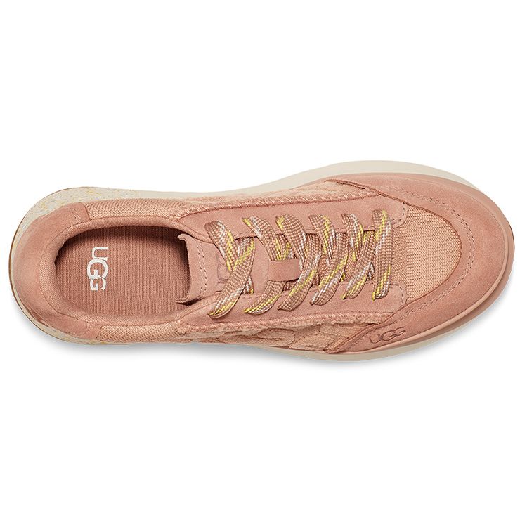 UGG Marin Lace Logo Comfortable Durable Thick Sole Shoes Women Shoes River-Valley-Brown 1125025-ARY