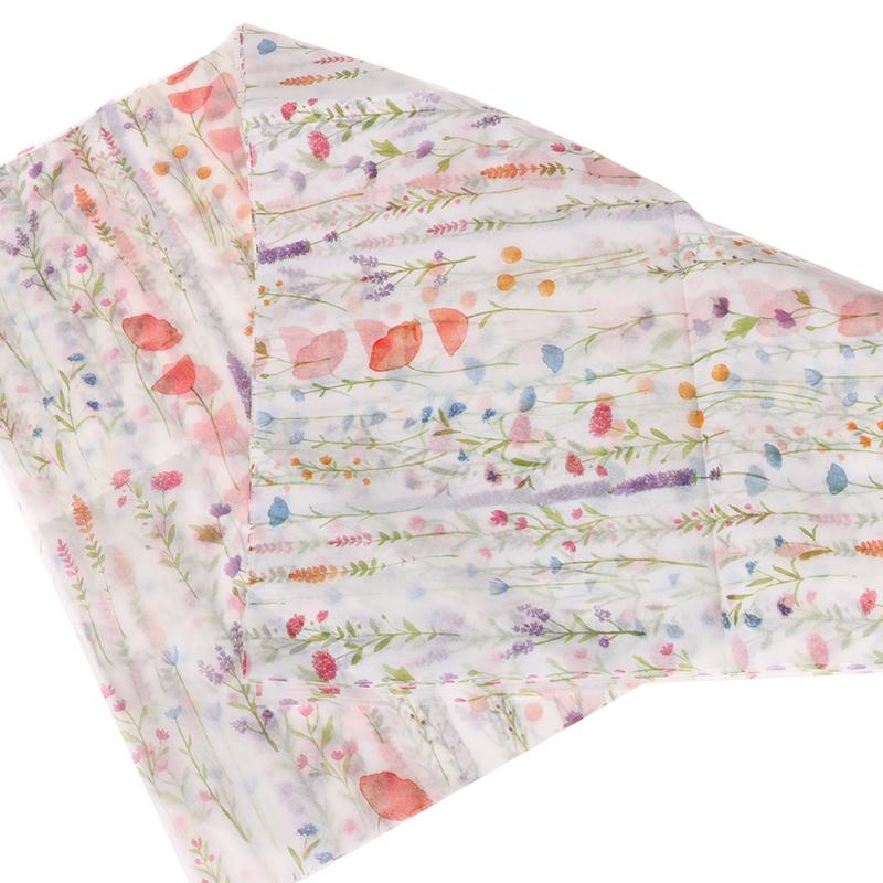 10 Sheets White Floral Paper Bouquet Flower Wrapping Paper Flower Wrapping Paper Cake Baking Gift