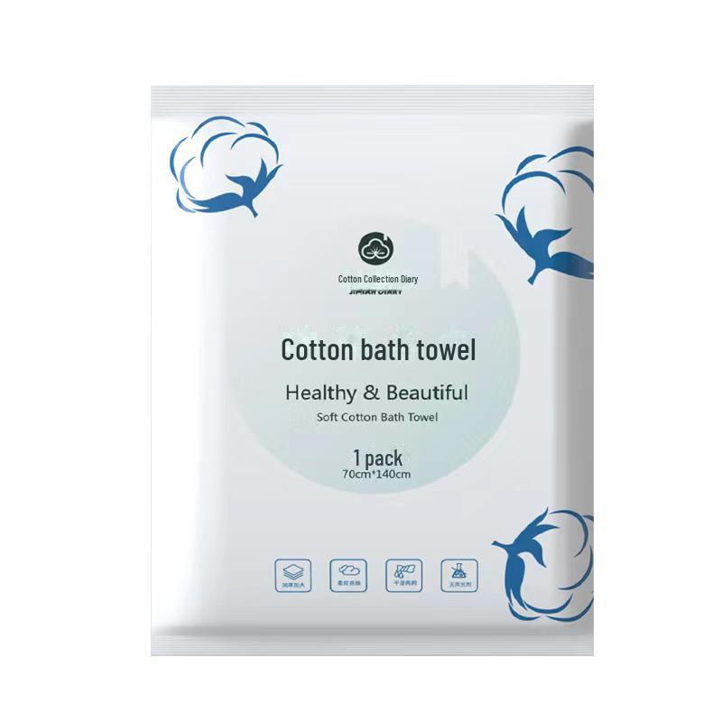 Individually Packaged Disposable Bath Towels for Adults & Kids - Ideal for Travel & Hotels, Thick & Portable