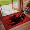 Crystal Velvet Rug Soft Non Slip Indoor Floor Mat Home DecorScream Ghostface