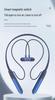 Ultra-Long Battery Dual Battery Neckband Noise Cancelling Wireless Bluetooth Sports Headphones