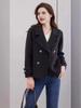 2025 Off-Season Ladies' Short Cashmere Wool Blazer - Stylish, Versatile Double-Faced Outerwear with a High-End Collar