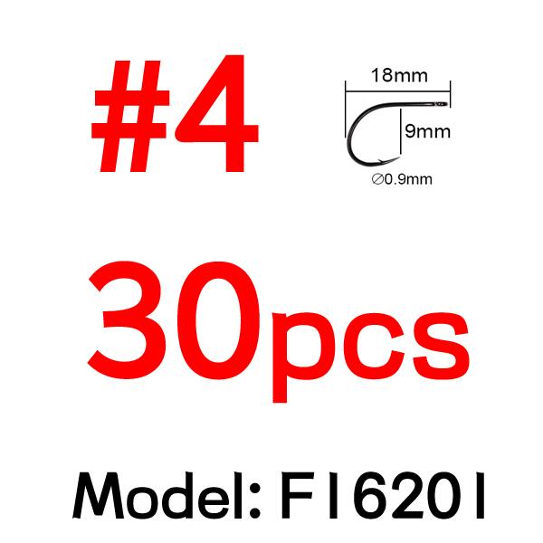 

Крючки для завязывания мушек Bimoo, 30 шт., для Finesse Game Changer, прицепа и трубчатых мух, большой крючок для стримера, с коротким хвостовиком, высокая прочность, с широким зазором