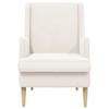 Cream Boucle Armchair