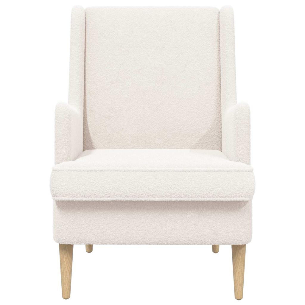 Cream Boucle Armchair