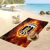 Rumänien Fußball Print Strandtuch Schnelltrocknend Super Saugfähig Weiches Badetuch für Schwimmen Strand Reisen Fan Souvenir Geschenk