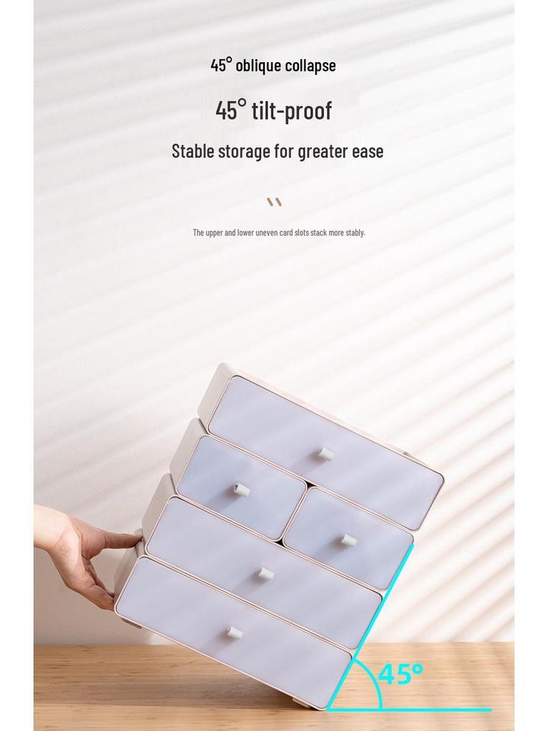 Compact Desktop Drawer Organizer Box