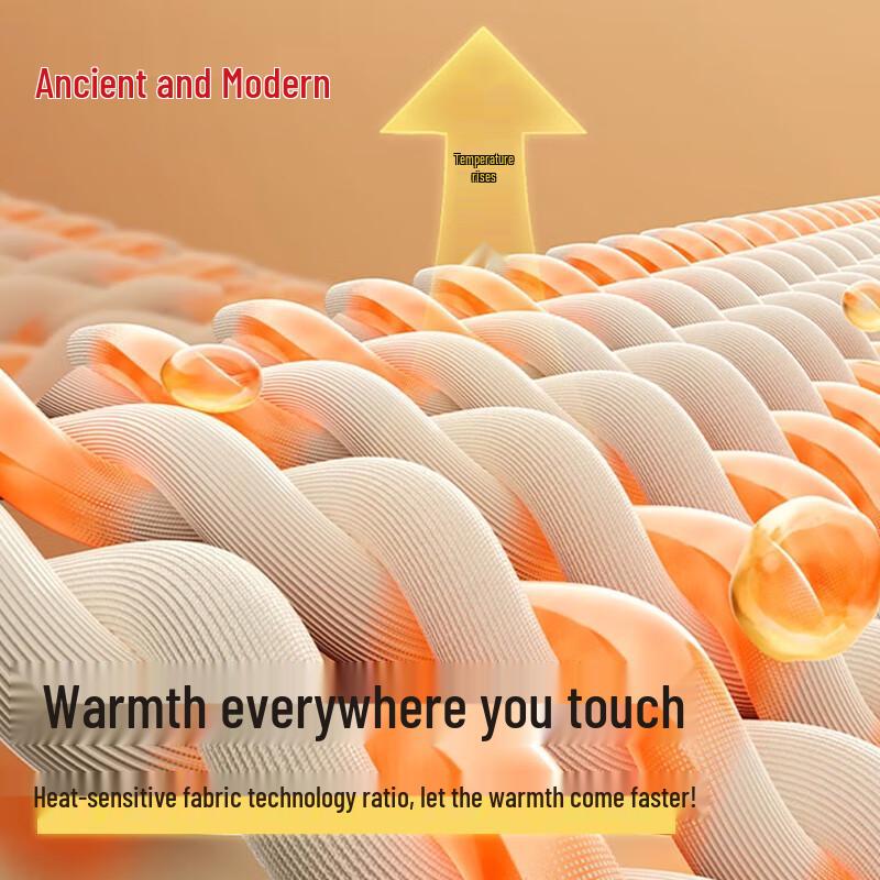 Gujin Women's Seamless Slim-Fit Thermal Underwear Set