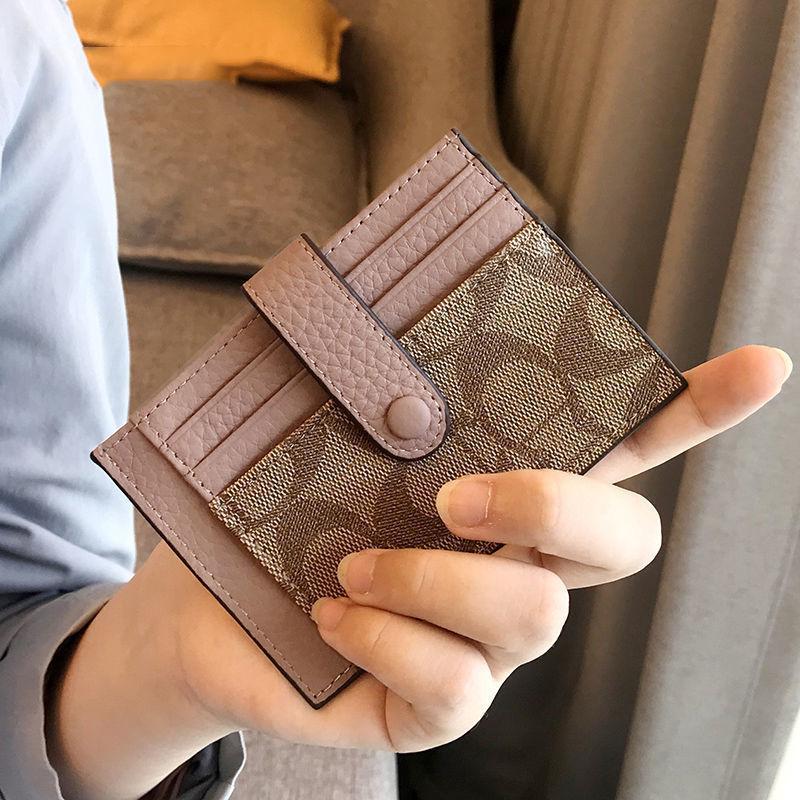 Ultra-thin Ins Style Fashion Mini Ladies Wallet Card Case