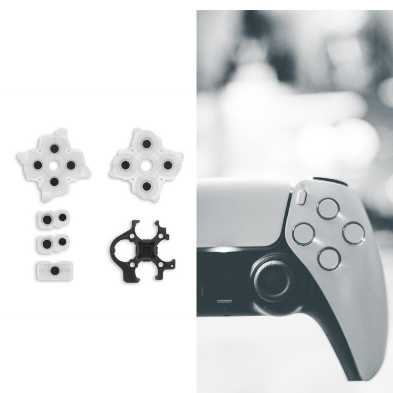 Weiches Gummi Silikon Leitfähiges Klebendes Knopfpolster Tastaturen Kompatibel für Game Controller Reparatur Ersatzteile