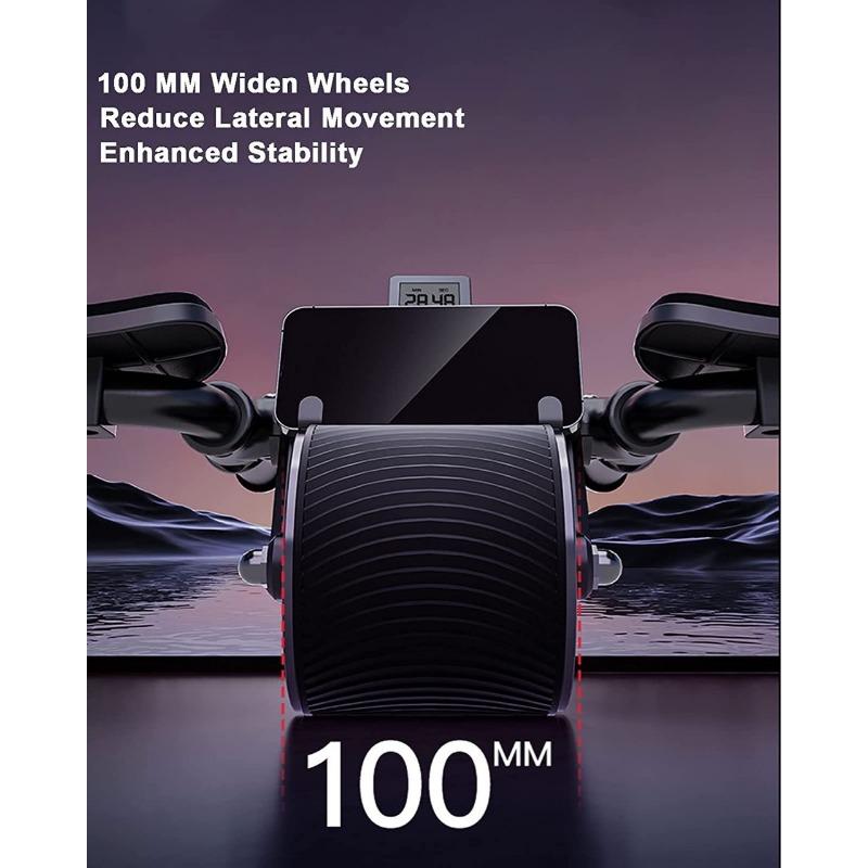 Abdominal Wheel Exercise Abdominal Muscle Fitness Equipment Automatic Rebound Abdominal Artifact Abdominal Roll Wheel Abdominal Timer