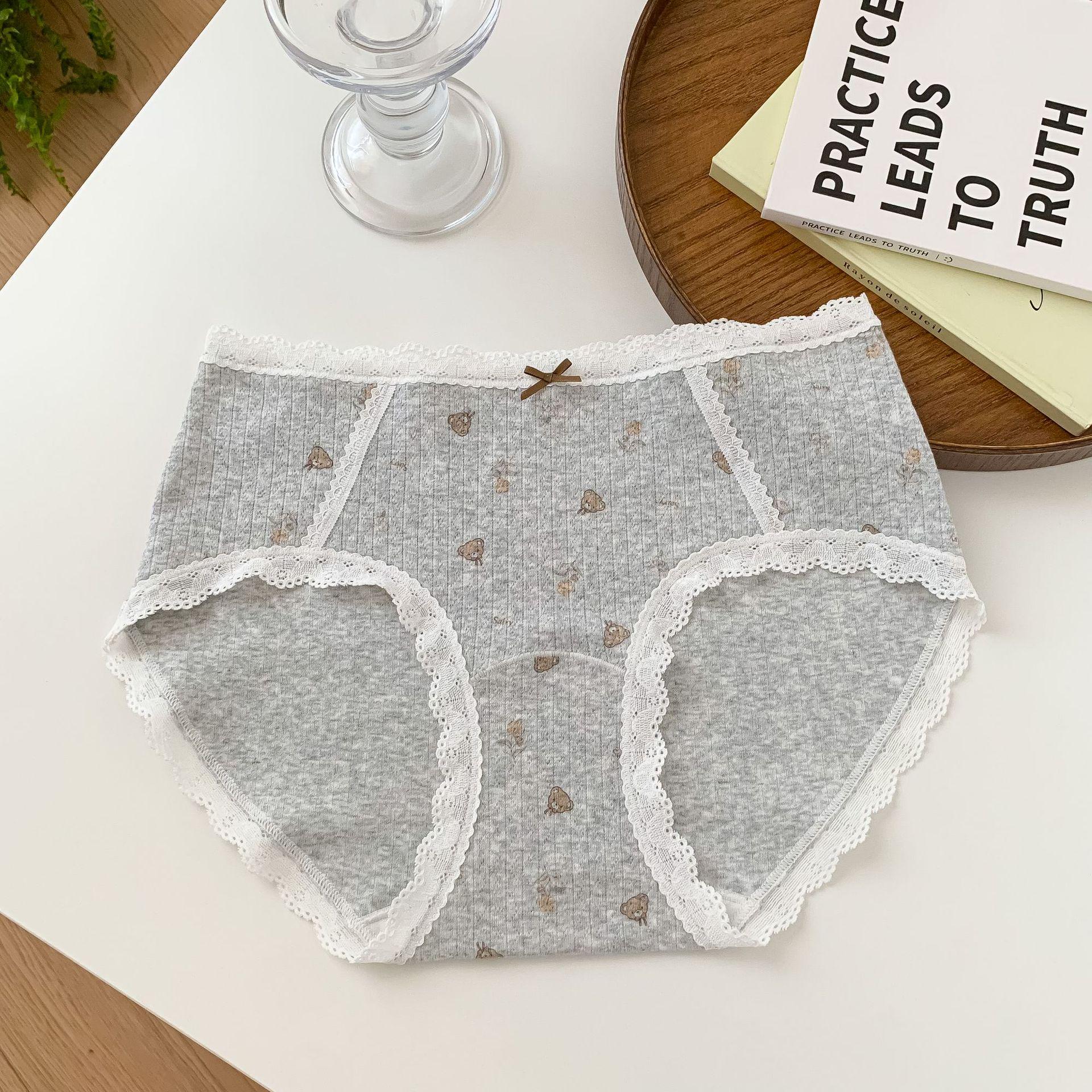 Little Bear Women s Cotton Printed Triangle Panties - Pure Desire Style, Antibacterial, 2025 Collection One Size