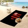 Flamengo Aufdruck Strandtuch Schnelltrocknend Weiches Handtuch Tragbar Große Rechteckige Stranddecke für Reisen Schwimmbad