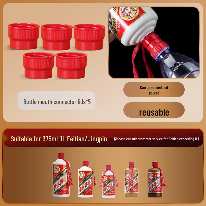 Qiwei Baijiu Feitian Bottle Pouring Adapter