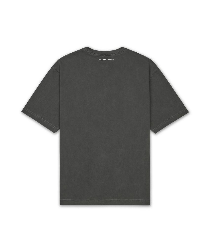 Hangugyaguwiwonhoe Mss X Kbo Ballpark Short Sleeve T-Shirt Charcoal Gray [Seoul Lg Twins]