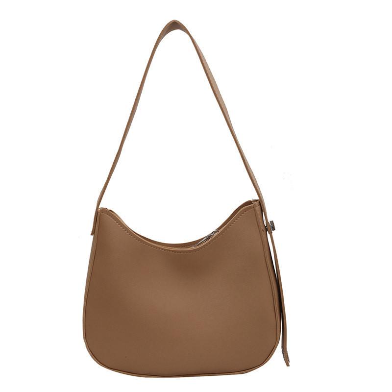 Chic Pu Leather Bucket Bag For Women Trendy 2023 Fashion Shoulder Handbag