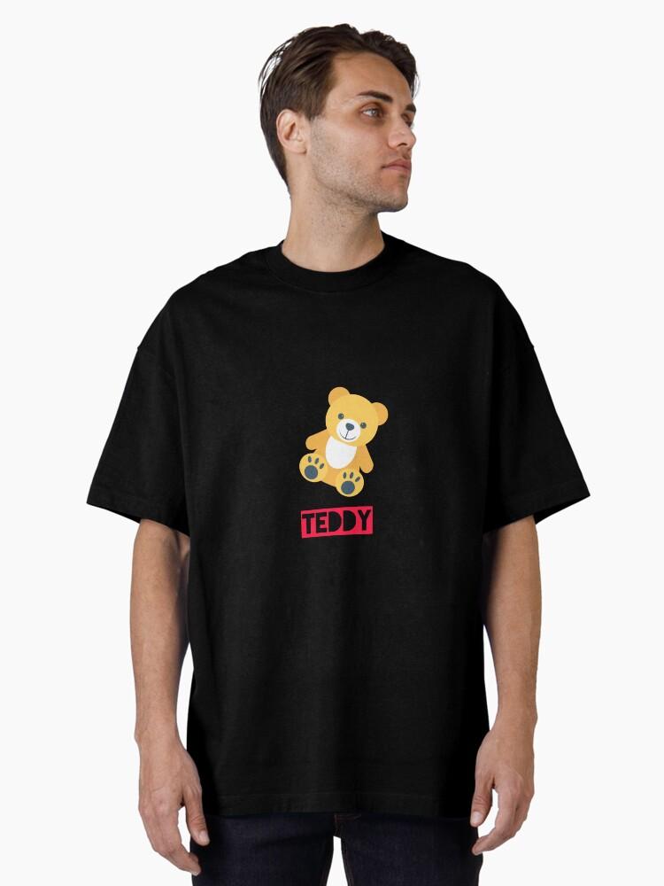 Ted The Animated Series Teddy design for redbubble Oversized Unisex T-Shirt