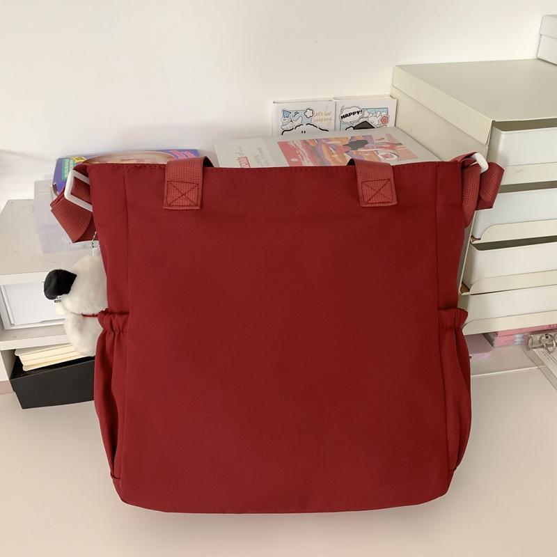 Student Shoulder Bag Contrast Color Crossbody Bag Women's Commuter Class Handbag