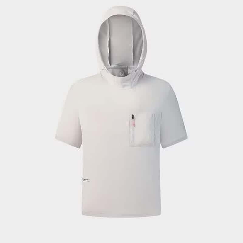 FILA Women s Cooling Sun Protection Hooded Knit T-Shirt XL