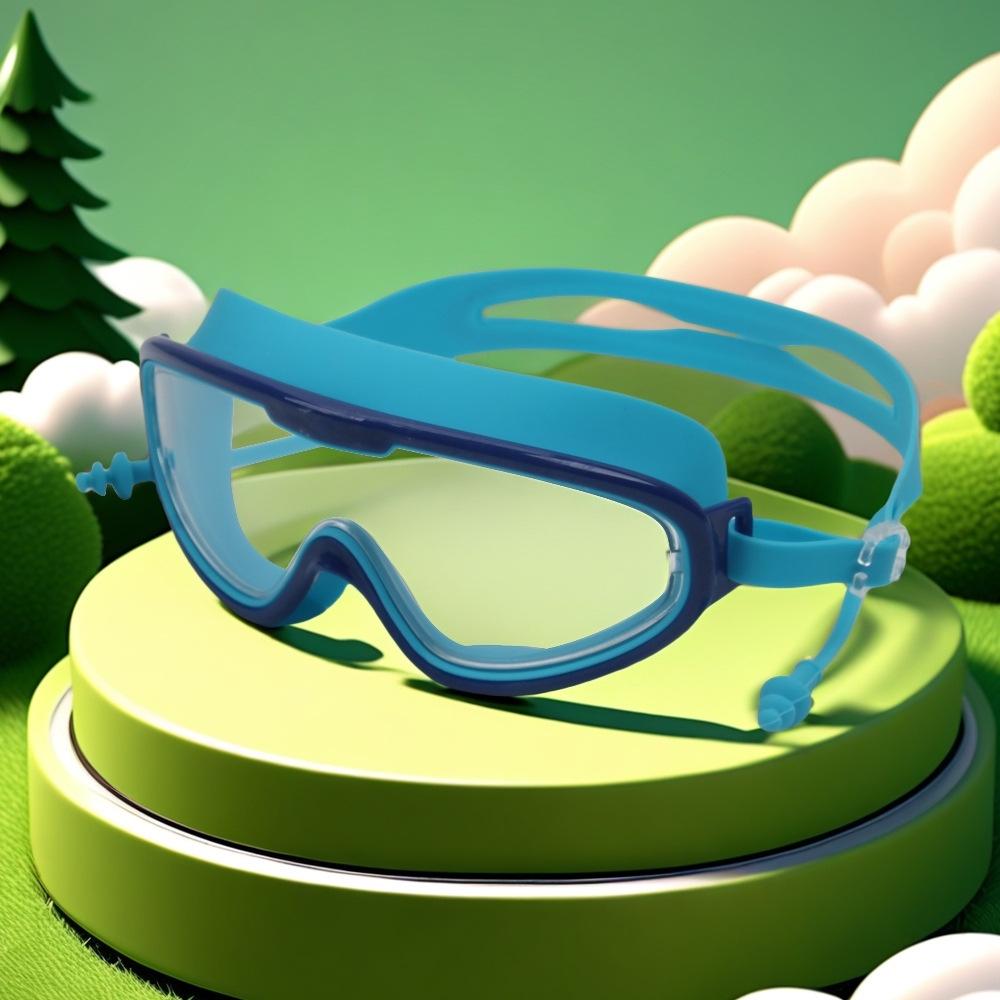 Kids' Waterproof & Fog-Proof HD Swim Goggles - Large Frame for Boys & Girls