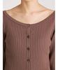 FRAY I.D. Women's 2-Way Boat Neck Rib Knit FWNT211906 MOC F