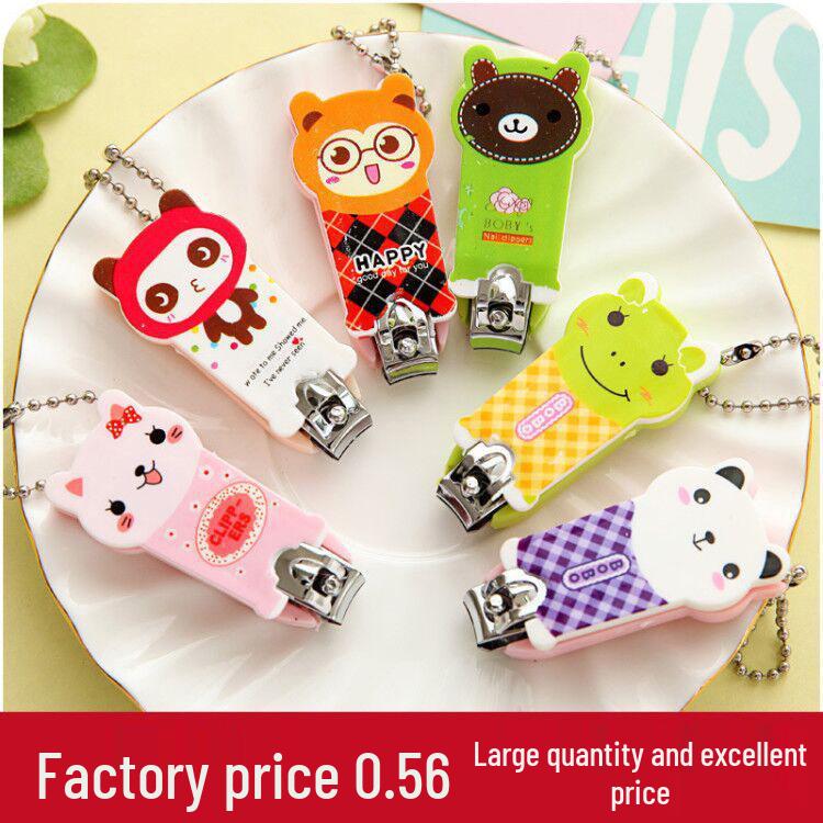 Набор для маникюра и педикюра с брелоком, мультяшные животные