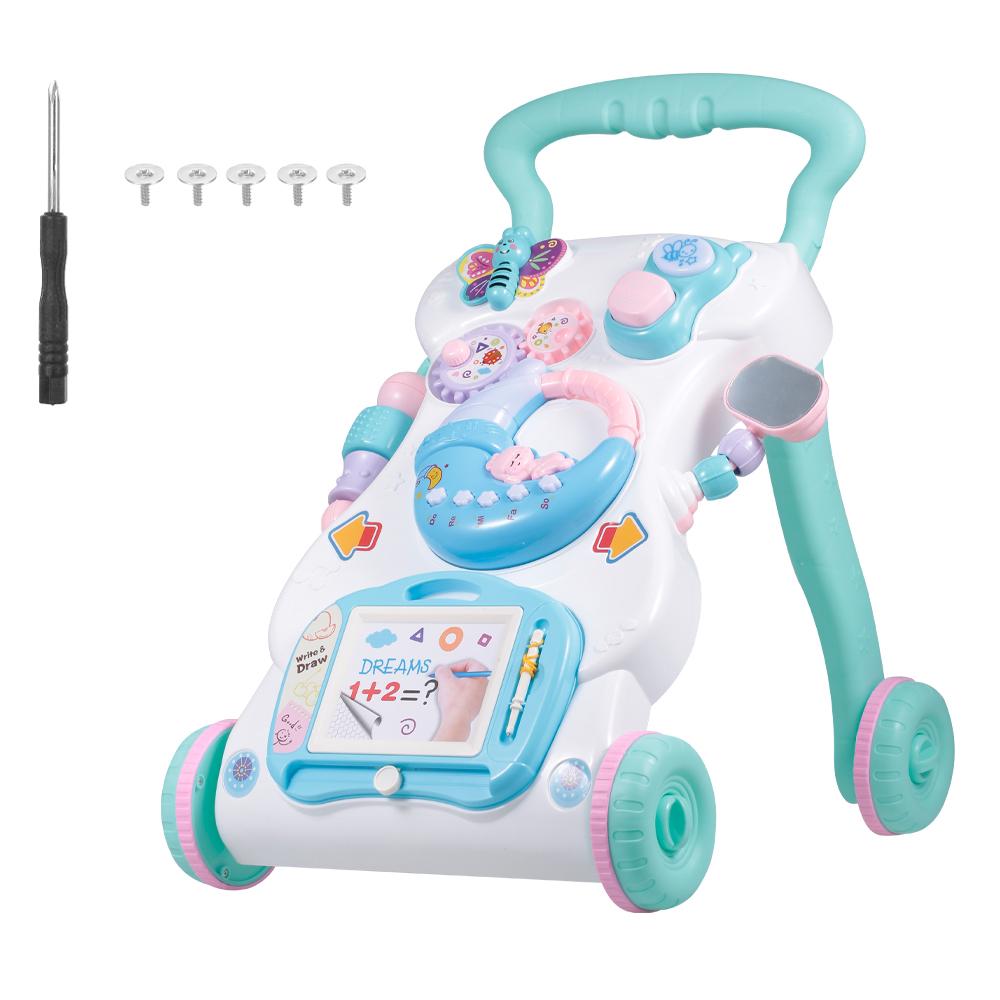 Baby Walker Multifuctional Kleinkind Walker Sitzen-zu-Stehen Lernen Walker Spielzeug