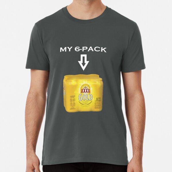 My 6-pack.....of XXXX Gold Premium T-Shirt S To 5XL Made In the AU/USA T-Shirt