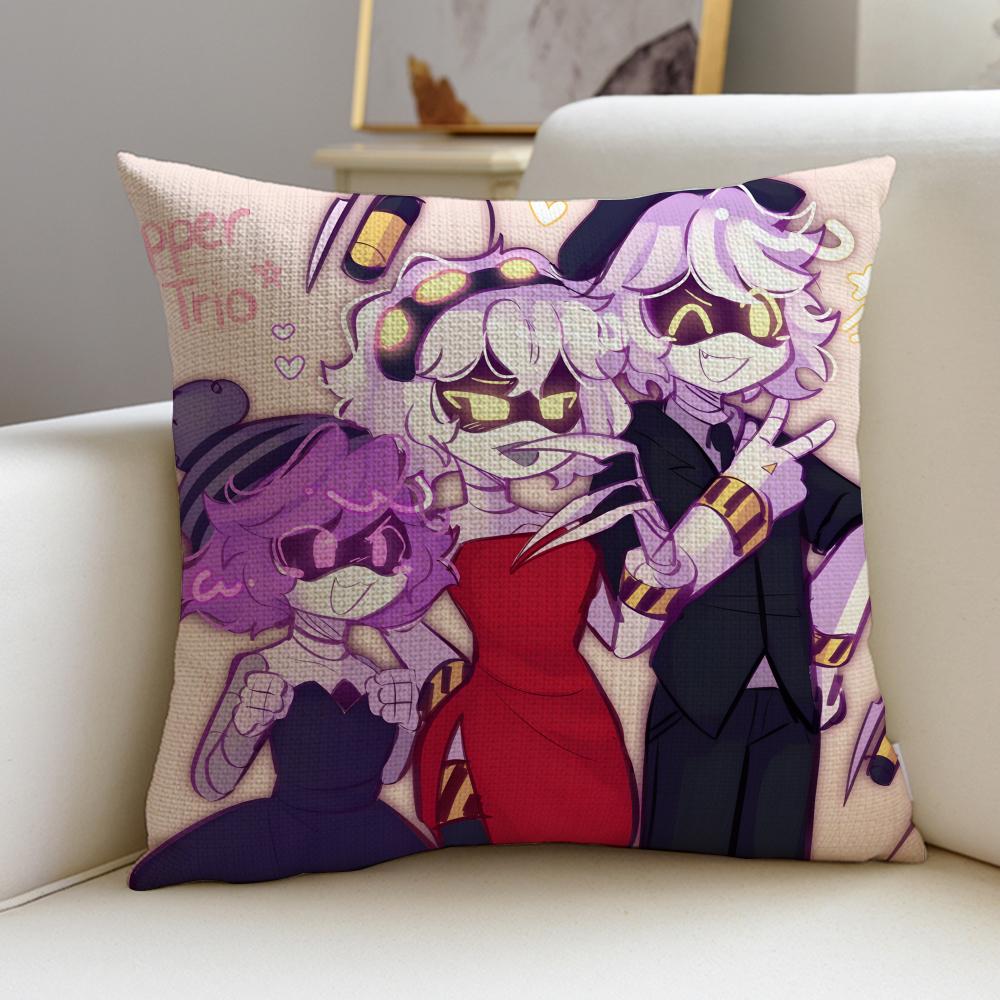 Futuristic MMurder DronesS Cushion Cover Breathable and Skinfriendly Linen Pillowcase Square Removable and Washable Cushion