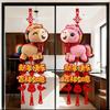 2Pcs 2026 Horse Year Hanging Pendants Red Lucky Chinese Spring Festival New Year Pendant Chinese Style Traditional
