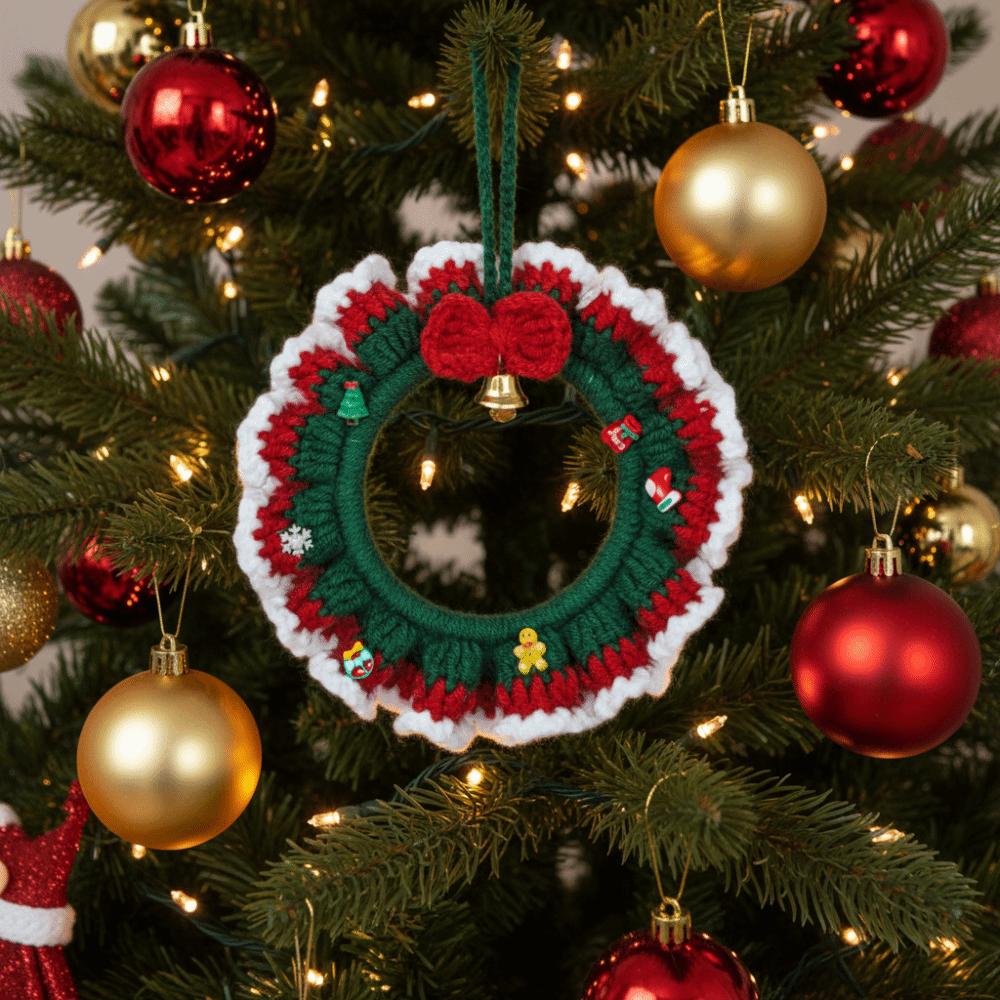 Pine Cone Christmas Wreath Green Vine Ring Christmas Tree Decoration  for Christmas