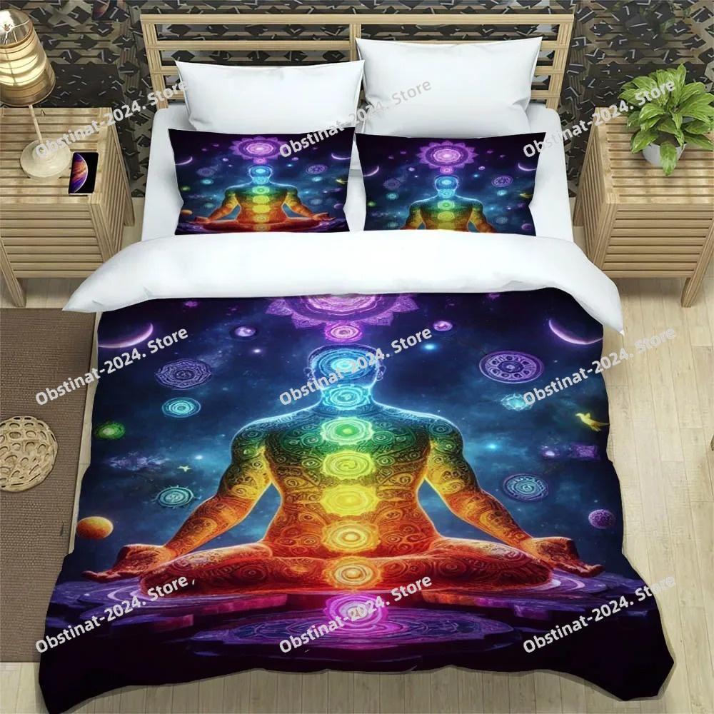 3D Chakra printed Bedding Sets exquisite supplies set duvet cover bed comforter set bedding set luxury birthday gift