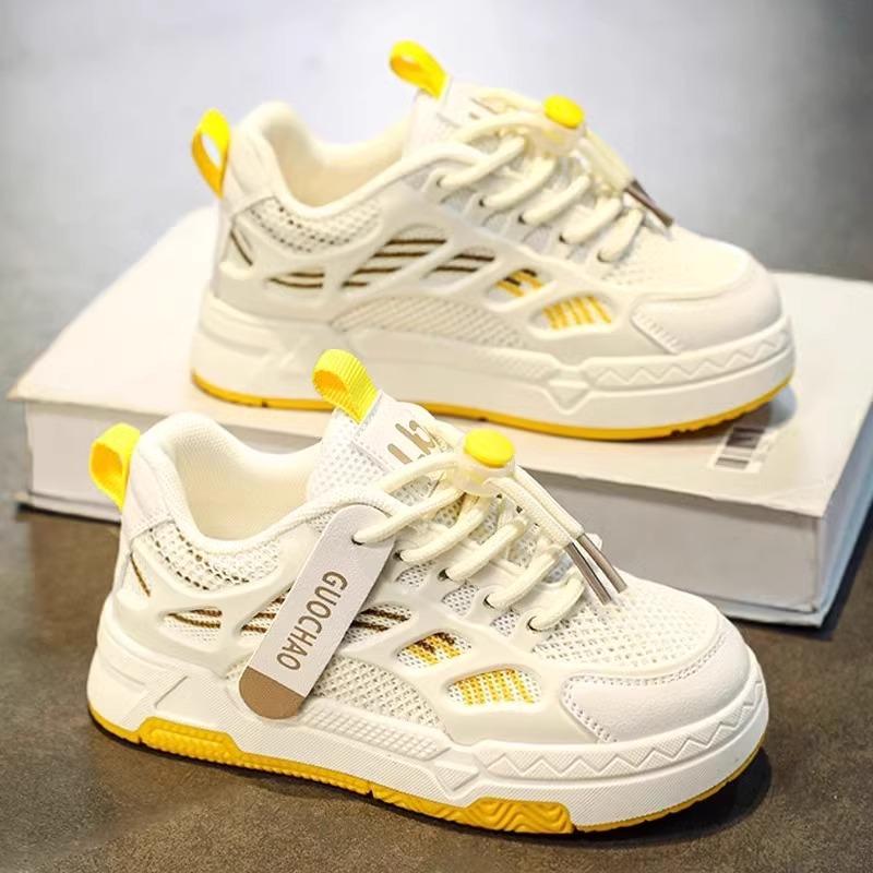 Classmates Girls Summer 2025 New Children's Sneakers Breathable Mesh Girls Board Shoes Middle and Older Children's Summer Mesh Shoes