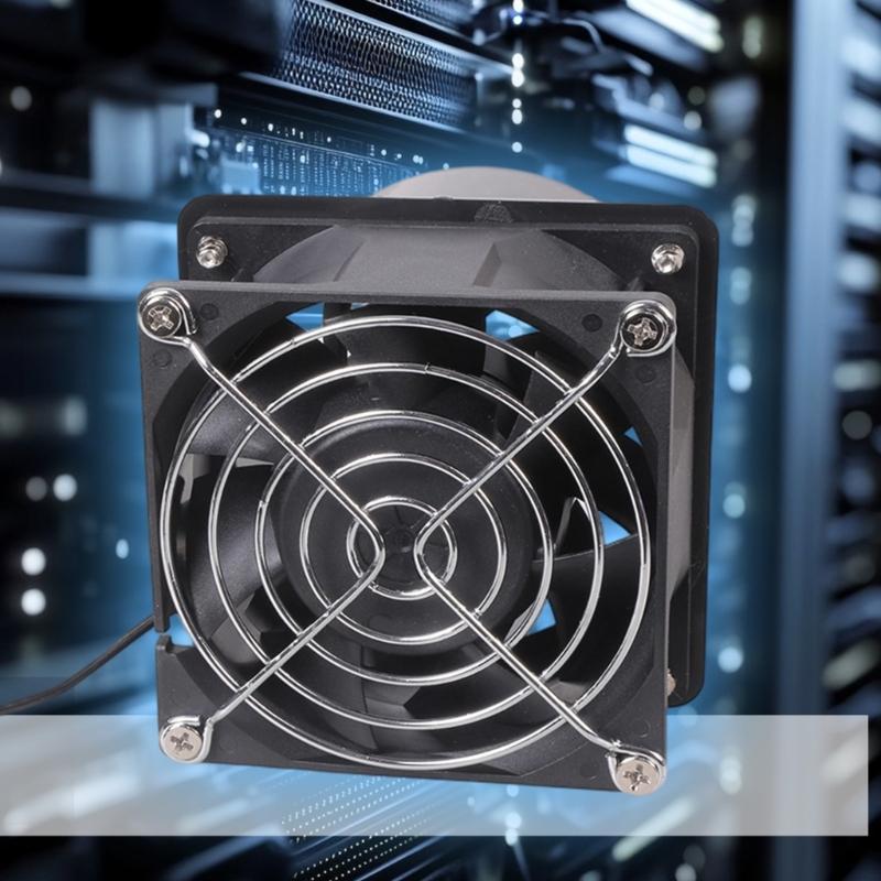 8cm 12V 0.9A Odvětrávací ventilátor Tichý potrubní extraktor Ventilátor pro ventilaci odvětrávaného vzduchu Ventilátor pro ložnici koupelnu