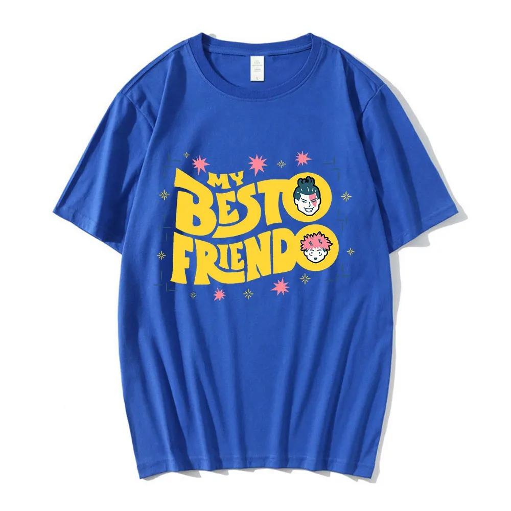 Pánské Dámské Tričko Jujutsu Kaisen My Besto Friendo Todo Aoi Novinka 100% bavlna Tričko Anime Trička O Neck Oversized Tričko